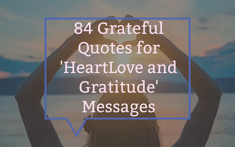 84 Grateful Quotes for HeartLove and Gratitude Messages Expressing Appreciation Beautifully