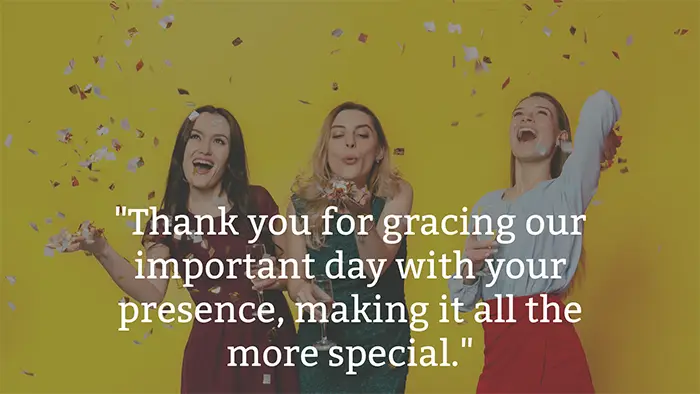 81 Heartfelt 'Thank You for Celebrating With Us' Messages for Every Occasion