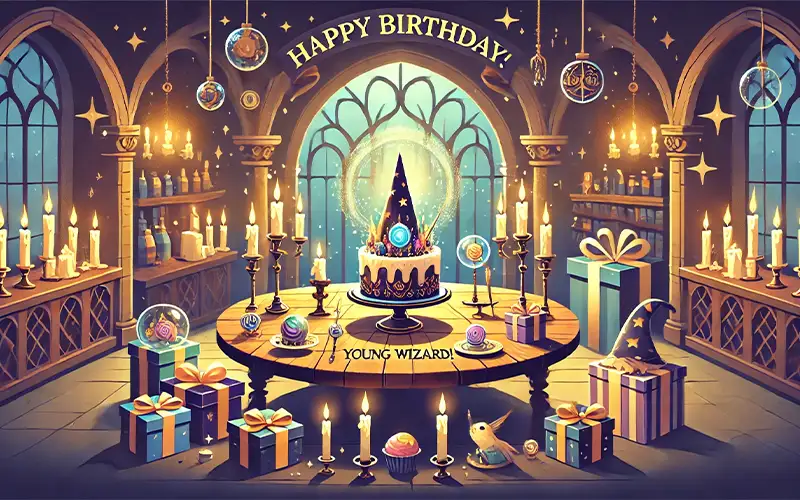 Happy Birthday for a Harry Potter Fan: 50 Magical Wishes to Celebrate in Wizarding Style